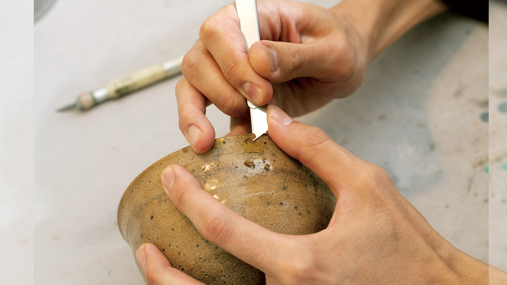 日本一と評される</br>美術古陶磁復元師の妙技1
