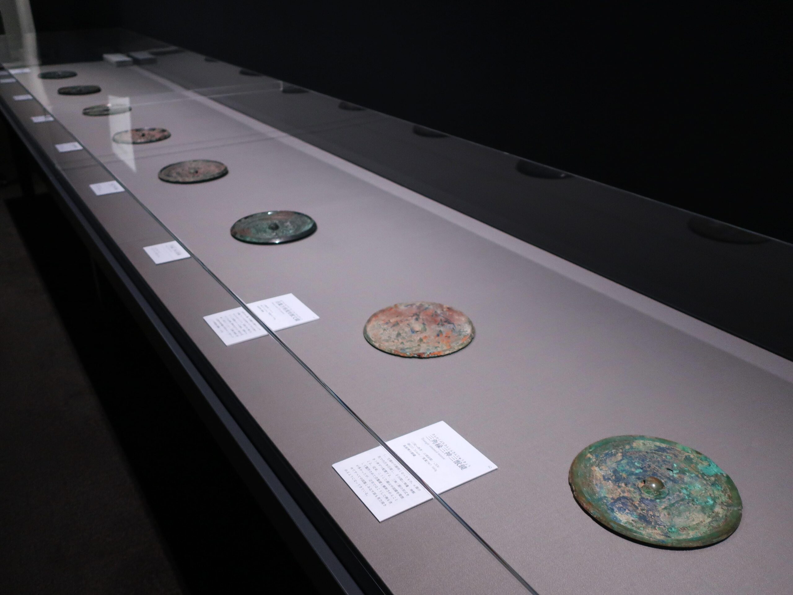 第Ⅴ章　神仙への憧れ、そして日本へ」展示風景