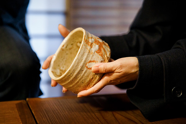 辻村史朗　志野茶碗