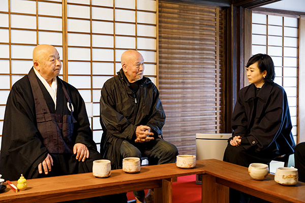 大徳寺、山田宗正御住職、辻村史朗、永松仁美