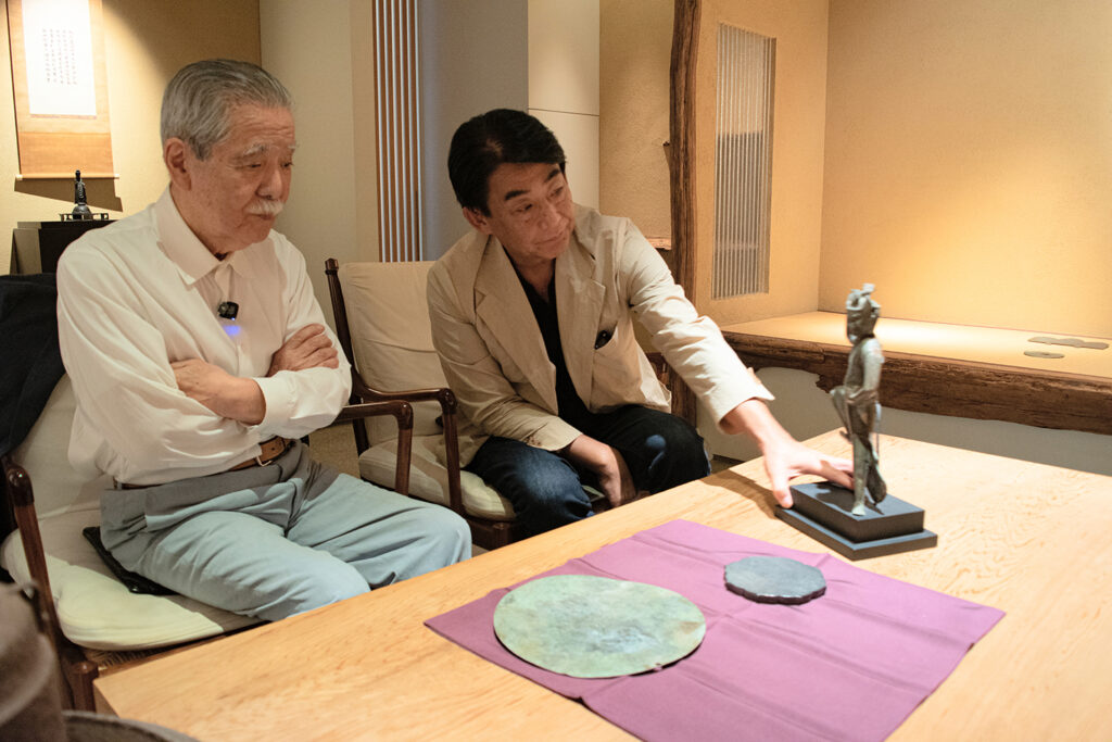 ロンドンギャラリー 田島充さん（左）と田島整さん（右）
