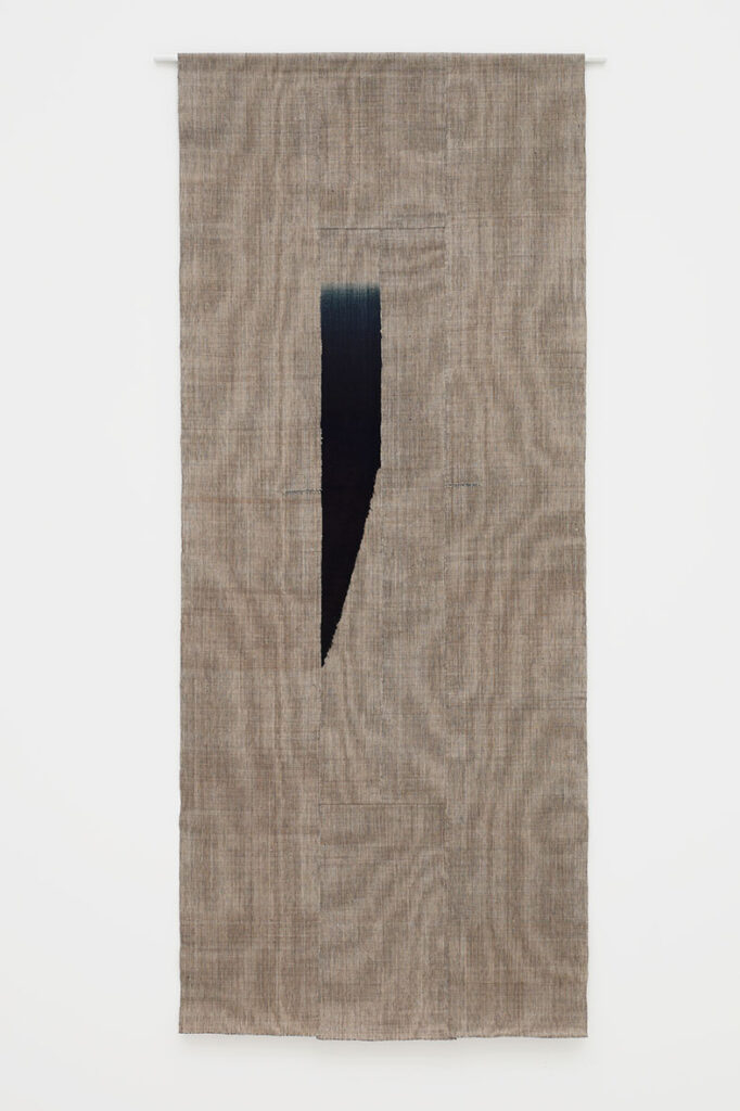 《対馬‐Ⅻ》　大麻・木綿　223×92㎝